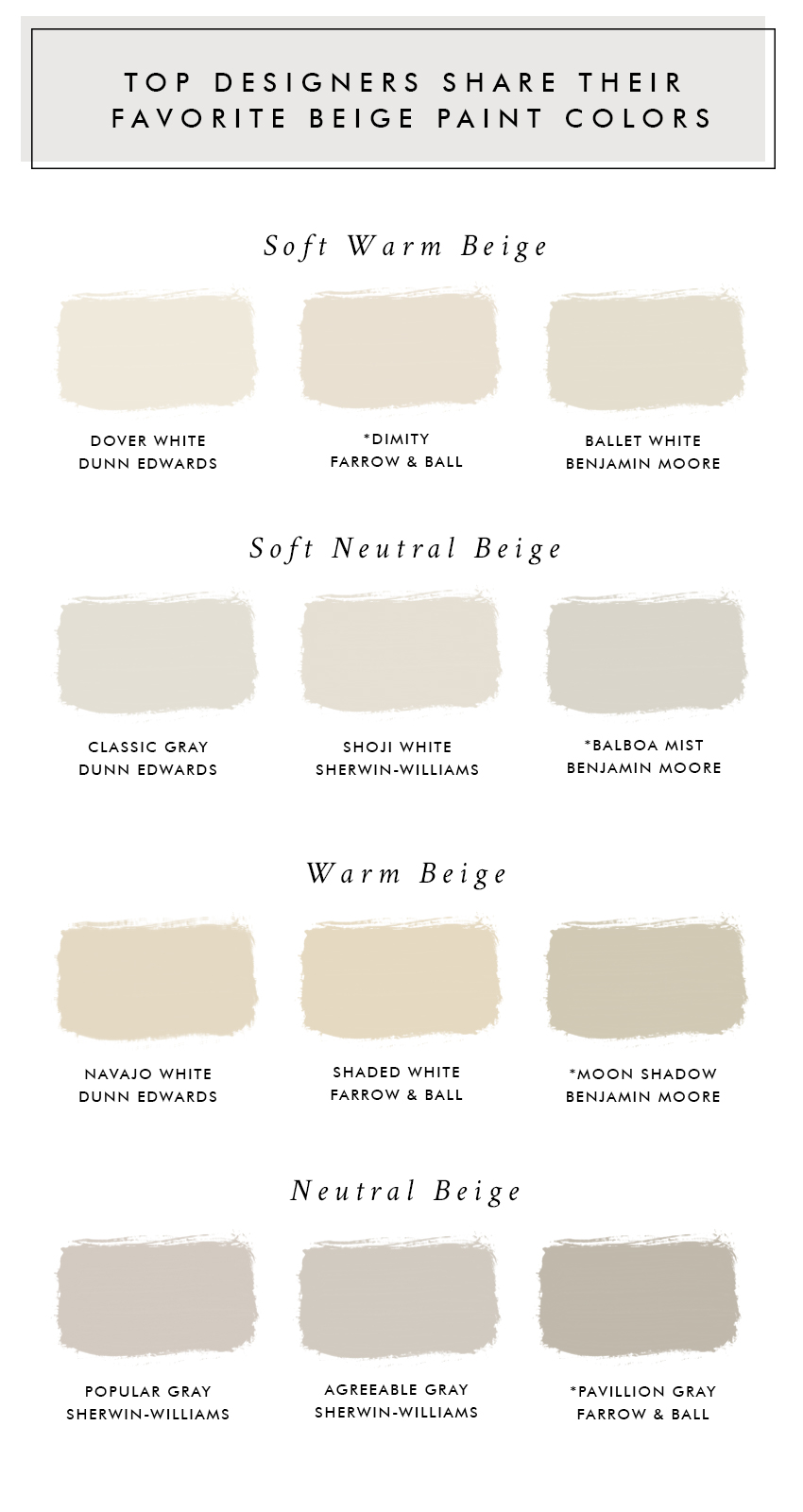 Tan deals paint samples